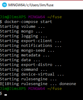 4.1. Getting Started - Users — EdgeX documentation